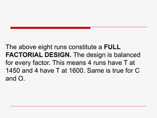 OFATIsolate what is believed to be the most important factor