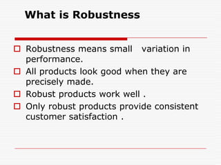 Selection of No. of factorAn earlier brainstorming session had identified 16 components that were likely to be the cause of this problem. A study of travel documents of 300 problem machines revealed that on 88% of occasions, the problem was solved by replacing one or more of only four parts of the machine. These four parts were from the list of 16 parts identified earlier. They were considered to be Critical and it was decided to conduct an experiment on these four parts. These parts were the following:(a) Drum shaft (b) Drum gear (c) Drum flange (d) Feed shaftTwo sets of these parts Were taken for Experiment I, one from an identified problem machine and one from a problem free machine. The two levels considered in the experiment were good and bad; ‘good’ signifying parts from the problem-free machine and ‘bad’ signifying parts from the problem machine. The factors and levels thus identified are given in Table below.