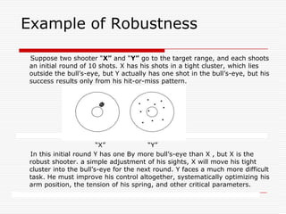 Selection of no. of factor and level