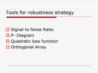 Assignment of Factor/Interaction to Columns
