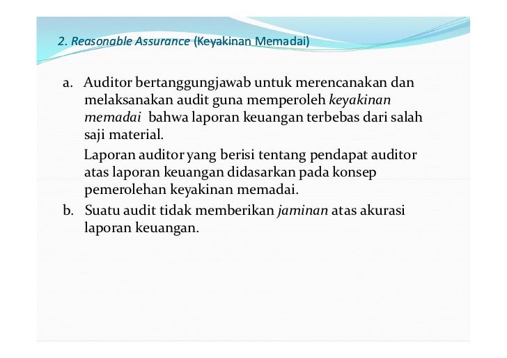 Tanggung Jawab Auditor