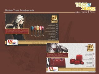 Bombay Times Advertisements
 