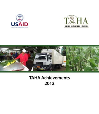 TAHA Achievements
2012
 