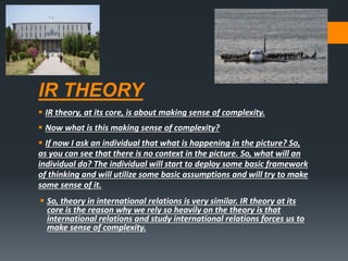 importance of theory in international relations by TAHA AMIR | PPTX