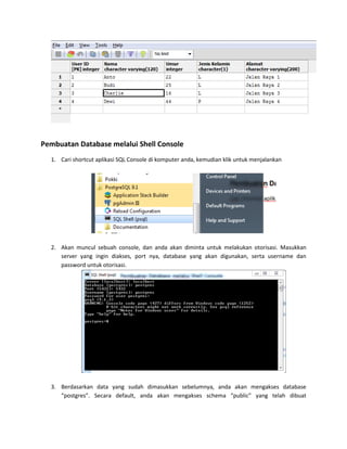 Tahap instalasi-postgresql-di-windows | PDF