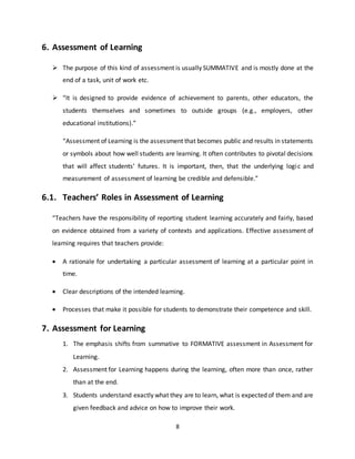 measurement assessment and evaluation | DOCX