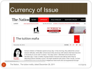 4 The Nation, The tuition mafia, dated December 28, 2011 11/7/2016
 
