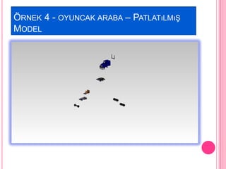 ÖRNEK 4 - OYUNCAK ARABA – PATLATıLMıġ
MODEL
 