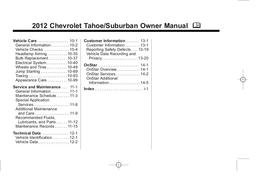 Tahoe Boat Owners Manual