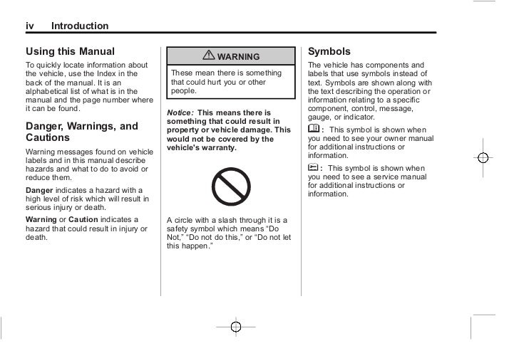 2012 Chevrolet Tahoe Owner's Manual