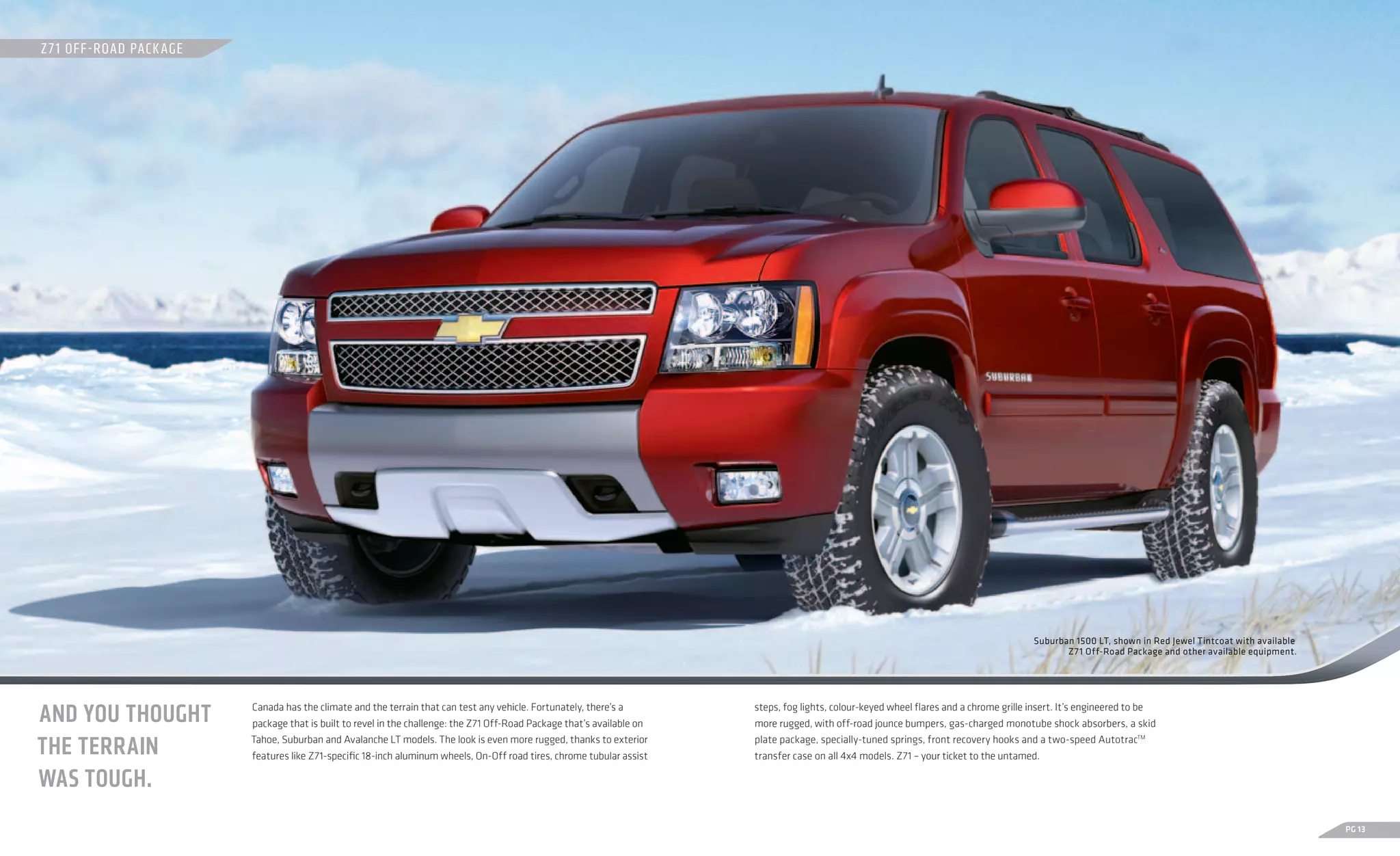 Brochure Chevrolet Tahoe Suburban 2006 - 28 Pages En Français (très Bon état)