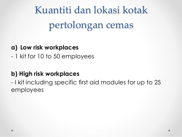 Tahuk 15 Kemudahan dan peralatan pertolongan cemas dan Tahuk 15 Kemudahan dan peralatan pertolongan cemas dan