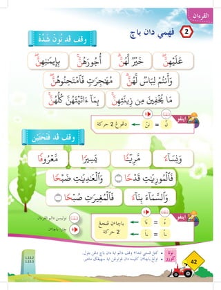 ‫نوتا‬
‫ضورو‬
42
‫القرءان‬
‫باخ‬ ‫دان‬ ‫ڤهمي‬
.‫بتول‬ ‫دغن‬ ‫باخ‬ ‫دان‬ ‫اية‬ ‫دالم‬ ‫وقڤ‬ ٢‫تندا‬ ‫فستي‬ ‫كنل‬ 	
•
.‫ماهير‬ ‫سهيغض‬ ‫اية‬ ‫فوتوغن‬ ‫دان‬ ‫كليمه‬ ‫ن‬‫ء‬‫باخا‬ ‫		اولغ‬ •
ۗ
َّ‫ن‬ُ‫ه‬
َّ
‫ل‬ ٞ
‫اس‬َ ِ‫لب‬ ۡ‫م‬ُ‫نت‬
َ
‫أ‬َ‫و‬
ۖ
َّ‫ن‬ِ‫ه‬ۡ‫ي‬
َ
‫ل‬
َ
‫ع‬
‫ء‬
ٓ
‫ا‬ َ‫ِس‬‫ن‬َ‫و‬
‫ء‬
ٓ
‫ا‬َ‫ن‬ِ‫ب‬ َ‫ء‬
ٓ
‫ا‬َ‫م‬ َّ‫ٱلس‬َ‫و‬
‫۝‬ ‫حا‬ۡ‫ب‬ ُ
‫ص‬ ِ
‫ت‬ٰ َ‫ير‬ِ‫غ‬ُ‫م‬
ۡ
‫ٱل‬
َ
‫ف‬
‫حا‬ۡ‫ب‬
َ
‫ض‬ ِ
‫ت‬ٰ َ
‫ي‬ِ‫د‬ٰ َ
‫ع‬
ۡ
‫ٱل‬َ‫و‬ ‫۝‬ ‫حا‬ۡ‫د‬
َ
‫ق‬ ِ
‫ت‬ٰ َ
‫ي‬ِ‫ور‬ُ‫م‬
ۡ
‫ٱل‬
َ
‫ف‬
‫ريا‬ِ‫س‬َ‫ي‬
‫وفا‬ُ‫ر‬ۡ‫ع‬َّ‫م‬
ۗ
َّ‫ن‬ُ‫ه‬
َّ
‫ل‬ ٞ ۡ‫ر‬
‫ي‬
َ
‫خ‬
ۚ
َّ‫ن‬
ُ
‫ه‬َ‫ور‬ُ‫ج‬
ُ
‫أ‬
ۖ
َّ‫ن‬ِ‫ه‬ِ‫ن‬ٰ َ‫يم‬ِ‫إ‬ِ‫ب‬
ۚ
َّ‫ن‬ِ‫ه‬ِ‫ت‬
َ
‫ين‬ِ‫ز‬ ‫ِن‬‫م‬ َ‫ني‬ِ‫ف‬
ُۡ‫خ‬
‫ي‬ ‫ا‬َ‫م‬
ۖ
َّ‫ن‬
ُ
‫وه‬ُ‫ن‬ِ‫ح‬َ‫ت‬ۡ‫ٱم‬
َ
‫ف‬ ٖ
‫ت‬ٰ َ‫ر‬ِ‫ج‬ٰ َ‫ه‬ُ‫م‬
ۚ
َّ‫ن‬ُ‫ه‬
ُّ ُ‫ل‬
‫ك‬ َّ‫ن‬ُ‫ه‬َ‫ت‬ۡ‫ي‬
َ
‫ات‬َ‫ء‬
ٓ
‫ا‬َ‫م‬ِ‫ب‬
ْ
‫ة‬َّ
‫د‬َ
‫ش‬ ْ
‫ون‬ُ‫ن‬ ‫ڤد‬ ‫وقف‬
‫ن‬ْ‫ي‬َ‫ت‬ َ
‫ح‬ْ‫ت‬َ
‫ف‬ ‫ڤد‬ ‫وقف‬
‫القرءان‬ ‫دالم‬ ‫توليسن‬
‫ن‬‫ء‬‫باخا‬ ‫خارا‬
2
ّ
‫ن‬
ْ
‫نن‬ =
‫حركة‬ 2 ‫دغوغ‬
‫اينفو‬
ً
‫ء‬
ً‫ا‬‫ـ‬
‫ا‬َ
‫ء‬
َ‫ا‬‫ـ‬
=
=
‫فنجغ‬ ‫ن‬‫ء‬‫باخا‬
‫حركة‬ 2
‫اينفو‬
1.13.2
1.13.3
 