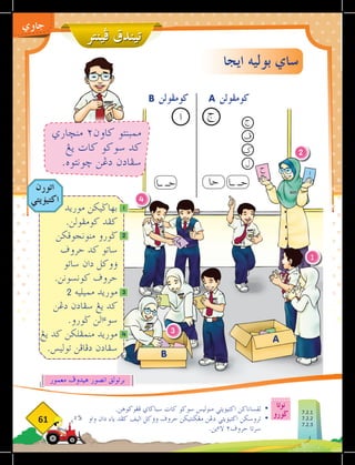 ‫فينتر‬ ‫تيندق‬
‫نوتا‬
‫ضورو‬
61
‫جاوي‬
‫ج‬
‫ح‬
‫ا‬
‫ج‬
‫ف‬
‫ك‬
‫ل‬
‫ا‬
‫حا‬
‫ا‬
‫ح‬
‫ايجا‬ ‫بوليه‬ ‫ساي‬
A ‫كومفولن‬
B ‫كومفولن‬
‫منخاري‬ ٢‫كاون‬ ‫ممبنتو‬
‫يغ‬ ‫كات‬ ‫سوكو‬ ‫كد‬
.‫خونتوه‬ ‫دغن‬ ‫سفادن‬
A
B
.‫فغوكوهن‬ ‫سباضاي‬ ‫كات‬ ‫سوكو‬ ‫منوليس‬ ‫اكتيؤيتي‬ ‫لقساناكن‬ 	
•
‫واو‬ ‫دان‬ ‫ياء‬ ‫كفد‬ ‫اليڤ‬ ‫وؤكل‬ ‫حروڤ‬ ‫مغضنتيكن‬ ‫دغن‬ ‫اكتيؤيتي‬ ‫تروسكن‬ 	
•
.‫ين‬‫ء‬‫ال‬ ٢‫حروڤ‬ ‫سرتا‬
‫معمور‬ ‫هيدوف‬ ‫انصور‬ ‫برتولق‬
‫اتورن‬
‫اكتيؤيتي‬
1
2
3
4
‫موريد‬ ‫بهاضيكن‬ 	
.‫كومفولن‬ ‫كفد‬ 	
‫منونجوقكن‬ ‫ضورو‬ 	
‫حروڤ‬ ‫كد‬ ‫ساتو‬
‫ساتو‬ ‫دان‬ ‫ؤوكل‬
.‫كونسونن‬ ‫حروڤ‬
2 ‫مميليه‬ ‫موريد‬ 	
‫دغن‬ ‫سفادن‬ ‫يغ‬ ‫كد‬ 	
.‫ضورو‬ ‫الن‬‫ء‬‫سو‬ 	
‫يغ‬ ‫كد‬ ‫منمفلكن‬ ‫موريد‬ 	
.‫توليس‬ ‫دفافن‬ ‫سفادن‬
1
2
3
4
AISYAH
HAMZAH
7.2.1
7.2.2
7.2.3
 