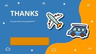 CREDITS: This presentation template was created by
Slidesgo, including icons by Flaticon, infographics &
images by Freepik and illustrations by Stories
THANKS
Do you have any questions?
 