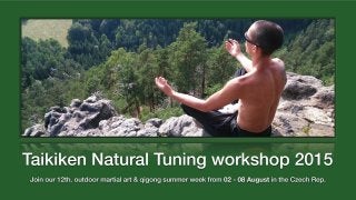 Taikiken Natural Tuning summer week 2016 in the Czech Rep.