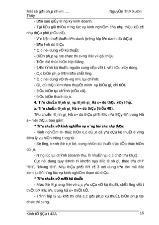 Mét sè gi¶i ph¸p nh»m .... NguyÔn ThÞ Xu©n
Thñy
- B¶n sao giÊy ®¨ng ký kinh doanh.
- Tµi liÖu giíi thiÖu n¨ng lùc vµ kinh nghiÖm cña nhµ thÇu kÓ c¶
nhµ thÇu phô (nÕu cã).
- V¨n b¶n tho¶ thuËn liªn danh (trêng hîp liªn danh dù thÇu)
- B¶o l·nh dù thÇu
* C¸c néi dung vÒ kü thuËt:
- BiÖn ph¸p vµ tæ chøc thi c«ng ®èi víi gãi thÇu.
- TiÕn ®é thùc hiÖn hîp ®ång.
- §Æc tÝnh kü thuËt, nguån cung cÊp vËt t, vËt liÖu x©y dùng.
- C¸c biÖn ph¸p ®¶m b¶o chÊt lîng.
* C¸c néi dung vÒ th¬ng m¹i, tµi chÝnh:
- Gi¸ dù thÇu kÌm theo thuyÕt minh vµ biÓu gi¸ chi tiÕt.
- §iÒu kiÖn tµi chÝnh (nÕu cã).
- §iÒu kiÖn thanh to¸n.
4. Tiªu chuÈn ®¸nh gi¸ vµ ®¸nh gi¸ Hå s¬ dù thÇu x©y l¾p.
a. Tiªu chuÈn ®¸nh gi¸ Hå s¬ dù thÇu (§iÒu 40).
Tiªu chuÈn ®¸nh gi¸ Hå s¬ dù thÇu ph¶i ®îc nªu ®Çy ®ñ trong Hå
s¬ mêi thÇu, bao gåm:
* Tiªu chuÈn vÒ kinh nghiÖm vµ n¨ng lùc cña nhµ thÇu:
- Kinh nghiÖm ®· thùc hiÖn c¸c dù ¸n cã yªu cÇu kü thuËt ë vïng
®Þa lý vµ hiÖn trêng t¬ng tù.
- Sè lîng, tr×nh ®é c¸n bé, c«ng nh©n kü thuËt trùc tiÕp thùc hiÖn
dù ¸n.
- N¨ng lùc tµi chÝnh (doanh thu, lîi nhuËn vµ c¸c chØ tiªu kh¸c).
C¸c néi dung quy ®Þnh t¹i kho¶n nµy ®îc ®¸nh gi¸ theo tiªu chÝ
“®¹t”, “kh«ng ®¹t”. Nhµ thÇu ph¶i ®¹t c¶ 3 néi dung trªn th× míi ®îc
xem lµ ®ñ n¨ng lùc vµ kinh nghiÖm tham dù thÇu.
* Tiªu chuÈn vÒ mÆt kü thuËt:
- Møc ®é ®¸p øng ®èi víi c¸c yªu cÇu vÒ kü thuËt, chÊt lîng vËt t
thiÕt bÞ ®îc nªu trong hå s¬ thiÕt kÕ.
- TÝnh hîp lý vµ kh¶ thi cña c¸c gi¶i ph¸p kü thuËt, biÖn ph¸p tæ
chøc thi c«ng.
Kinh tÕ §Çu t 42A 15
 
