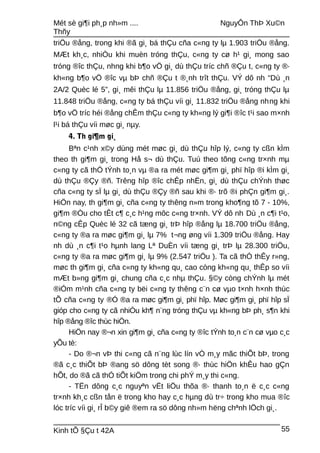Mét sè gi¶i ph¸p nh»m .... NguyÔn ThÞ Xu©n
Thñy
triÖu ®ång, trong khi ®ã gi¸ bá thÇu cña c«ng ty lµ 1.903 triÖu ®ång.
MÆt kh¸c, nhiÒu khi muèn tróng thÇu, c«ng ty cø h¹ gi¸ mong sao
tróng ®îc thÇu, nhng khi b¶o vÖ gi¸ dù thÇu tríc chñ ®Çu t, c«ng ty ®·
kh«ng b¶o vÖ ®îc vµ bÞ chñ ®Çu t ®¸nh trît thÇu. VÝ dô nh “Dù ¸n
2A/2 Quèc lé 5”, gi¸ mêi thÇu lµ 11.856 triÖu ®ång, gi¸ tróng thÇu lµ
11.848 triÖu ®ång, c«ng ty bá thÇu víi gi¸ 11.832 triÖu ®ång nhng khi
b¶o vÖ tríc héi ®ång chÊm thÇu c«ng ty kh«ng lý gi¶i ®îc t¹i sao m×nh
l¹i bá thÇu víi møc gi¸ nµy.
4. Th gi¶m gi¸
Bªn c¹nh x©y dùng mét møc gi¸ dù thÇu hîp lý, c«ng ty cßn kÌm
theo th gi¶m gi¸ trong Hå s¬ dù thÇu. Tuú theo tõng c«ng tr×nh mµ
c«ng ty cã thÓ tÝnh to¸n vµ ®a ra mét møc gi¶m gi¸ phï hîp ®i kÌm gi¸
dù thÇu ®Çy ®ñ. Trêng hîp ®îc chÊp nhËn, gi¸ dù thÇu chÝnh thøc
cña c«ng ty sÏ lµ gi¸ dù thÇu ®Çy ®ñ sau khi ®· trõ ®i phÇn gi¶m gi¸.
HiÖn nay, th gi¶m gi¸ cña c«ng ty thêng n»m trong kho¶ng tõ 7 - 10%,
gi¶m ®Òu cho tÊt c¶ c¸c h¹ng môc c«ng tr×nh. VÝ dô nh Dù ¸n c¶i t¹o,
n©ng cÊp Quèc lé 32 cã tæng gi¸ trÞ hîp ®ång lµ 18.700 triÖu ®ång,
c«ng ty ®a ra møc gi¶m gi¸ lµ 7% t¬ng øng víi 1.309 triÖu ®ång. Hay
nh dù ¸n c¶i t¹o hµnh lang Lª DuÈn víi tæng gi¸ trÞ lµ 28.300 triÖu,
c«ng ty ®a ra møc gi¶m gi¸ lµ 9% (2.547 triÖu ). Ta cã thÓ thÊy r»ng,
møc th gi¶m gi¸ cña c«ng ty kh«ng qu¸ cao còng kh«ng qu¸ thÊp so víi
mÆt b»ng gi¶m gi¸ chung cña c¸c nhµ thÇu. §©y còng chÝnh lµ mét
®iÓm m¹nh cña c«ng ty bëi c«ng ty thêng c¨n cø vµo t×nh h×nh thùc
tÕ cña c«ng ty ®Ó ®a ra møc gi¶m gi¸ phï hîp. Møc gi¶m gi¸ phï hîp sÏ
gióp cho c«ng ty cã nhiÒu kh¶ n¨ng tróng thÇu vµ kh«ng bÞ ph¸ s¶n khi
hîp ®ång ®îc thùc hiÖn.
HiÖn nay ®¬n xin gi¶m gi¸ cña c«ng ty ®îc tÝnh to¸n c¨n cø vµo c¸c
yÕu tè:
- Do ®¬n vÞ thi c«ng cã n¨ng lùc lín vÒ m¸y mãc thiÕt bÞ, trong
®ã c¸c thiÕt bÞ ®ang sö dông tèt song ®· thùc hiÖn khÊu hao gÇn
hÕt, do ®ã cã thÓ tiÕt kiÖm trong chi phÝ m¸y thi c«ng.
- TËn dông c¸c nguyªn vËt liÖu thõa ®· thanh to¸n ë c¸c c«ng
tr×nh kh¸c cßn tån ë trong kho hay c¸c hµng dù tr÷ trong kho mua ®îc
lóc tríc víi gi¸ rÎ b©y giê ®em ra sö dông nh»m hëng chªnh lÖch gi¸.
Kinh tÕ §Çu t 42A 55
 