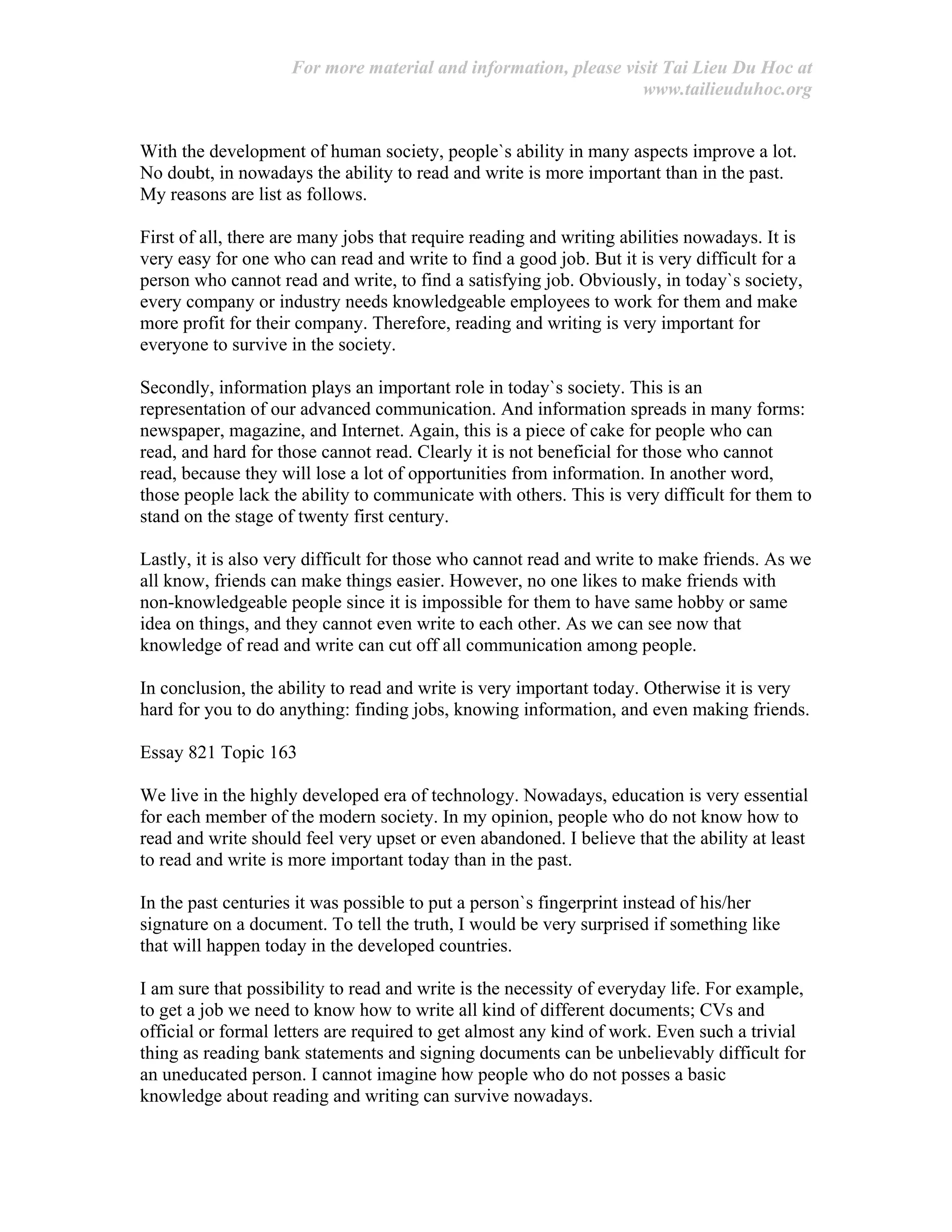 Tailieu.vncty.com   200 bai luan mau thi ielts task 2 hay