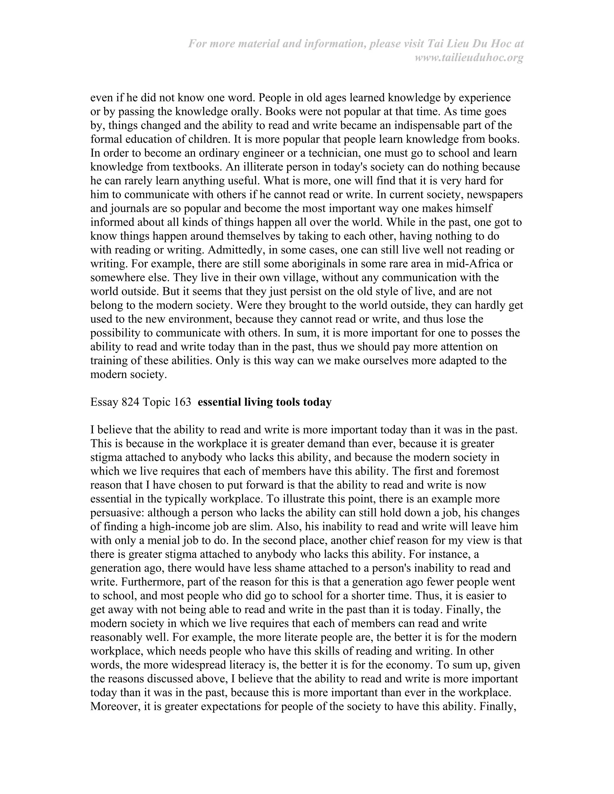 Tailieu.vncty.com   200 bai luan mau thi ielts task 2 hay