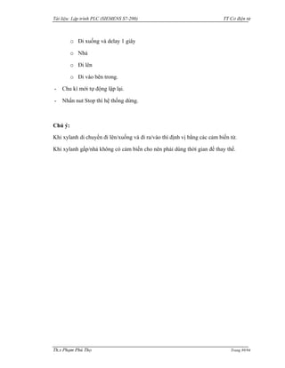Tai lieu lap trinh plc s7 200 full | PDF