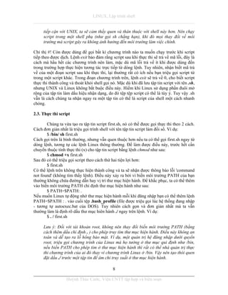Tai lieu lap trinh shell linux unix | PDF