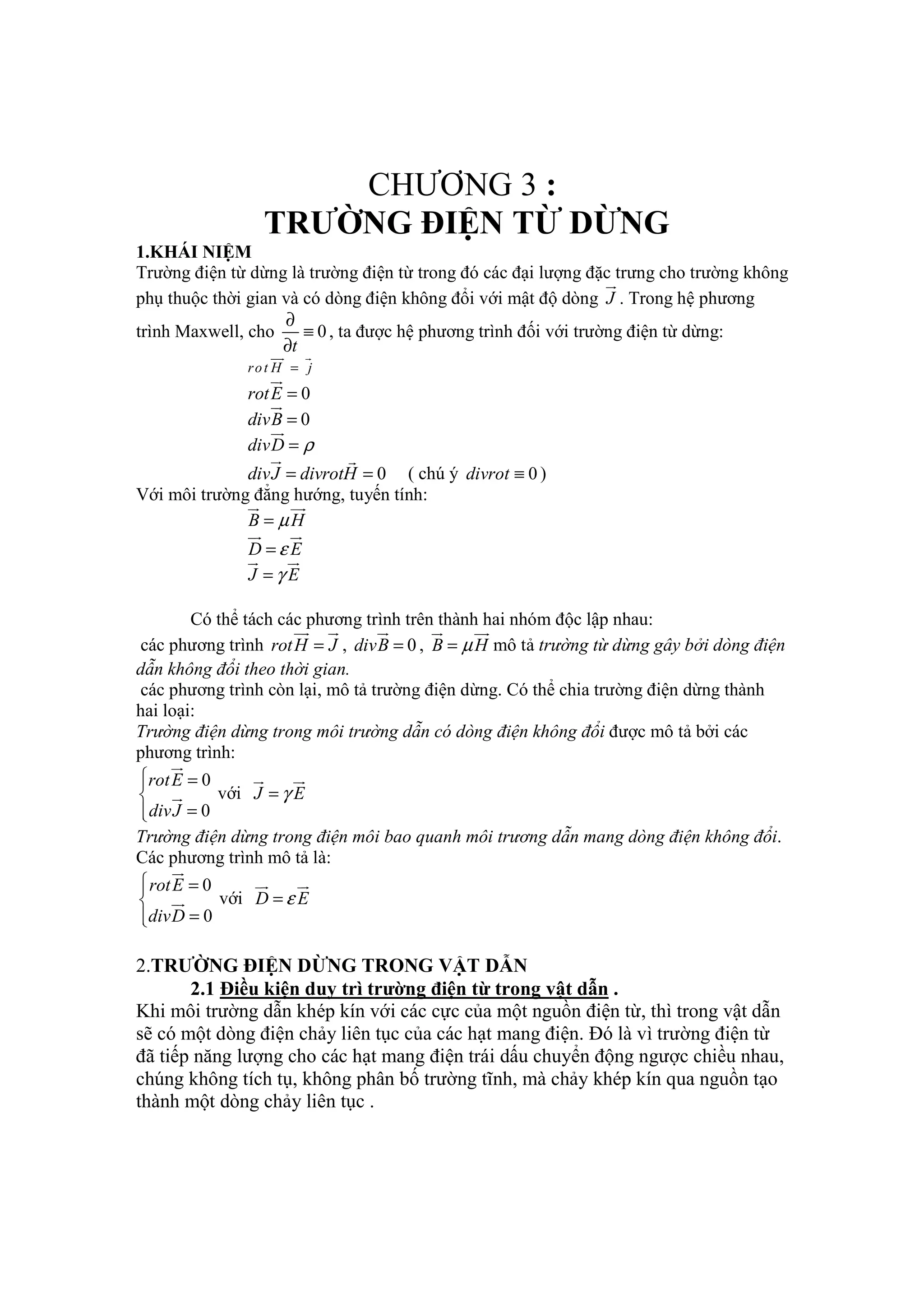Tài liệu tham khảo trường điện từ | PDF