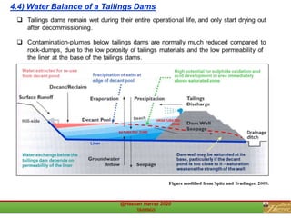 4.4) Water Balance of a Tailings Dams
 