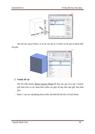 Tài liệu Revit cơ bản - ĐHXD | PDF