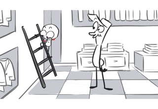 Pencilmation "CAN YOU TAILOR ME HIGHER?" Storyboards