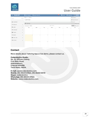 Tailor Management System | PDF