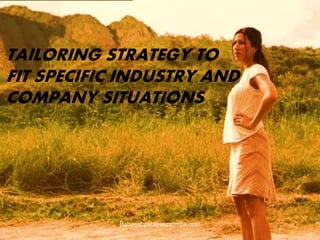 TAILORING STRATEGY TO
FIT SPECIFIC INDUSTRY AND
COMPANY SITUATIONS
Babasabpatilfreepptmba.com
 