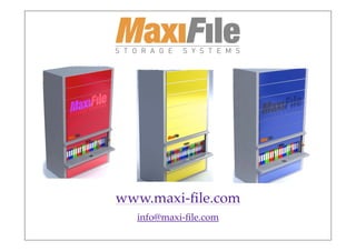 www.maxi-ﬁle.com
  info@maxi-ﬁle.com
 