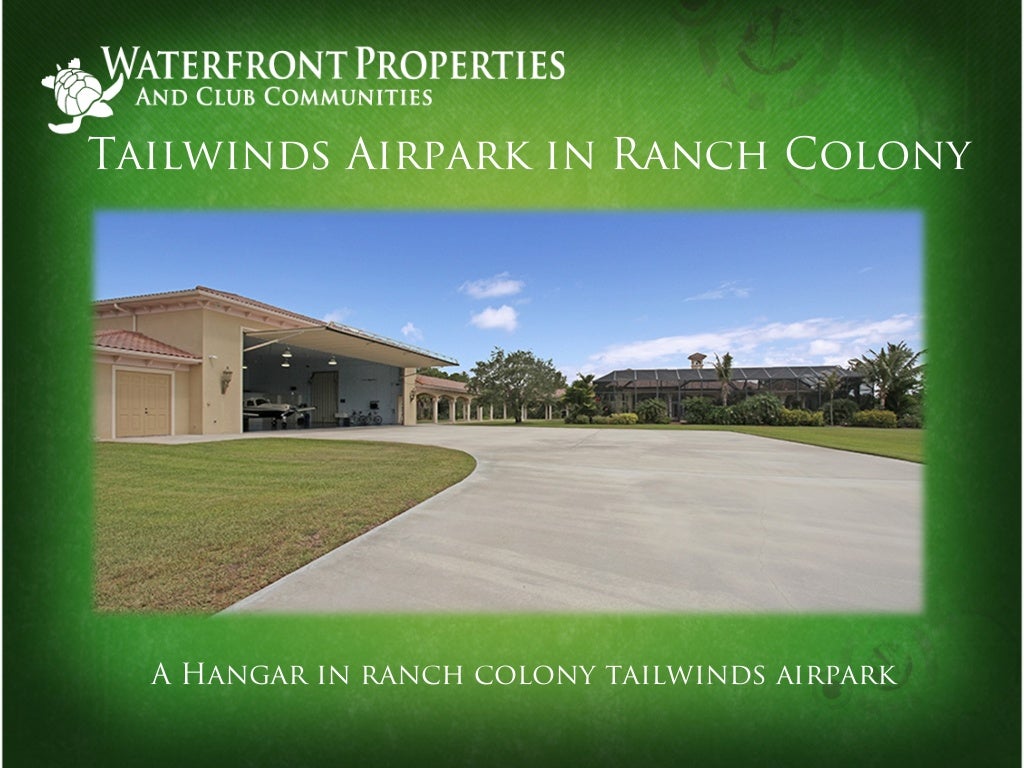 Tailwinds Airpark Ranch Colony Jupiter, FL Real Estate
