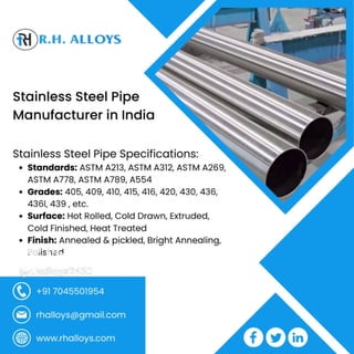 Stainless Steel Coil | SS 409M Sheet | SS 409M Plate - R H Alloys | PDF