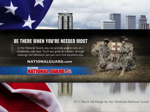 Oklahoma National Guard 2015 Bench Ads