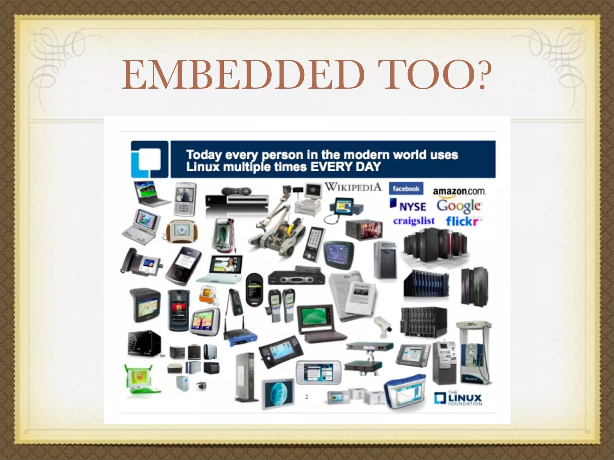 EMBEDDED TOO?
 