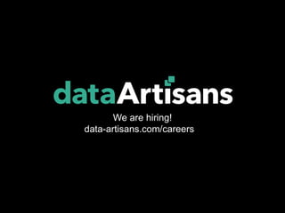 We are hiring!
data-artisans.com/careers
 