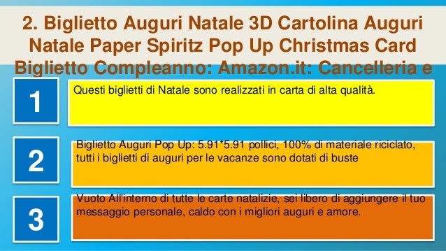 Tinksky Biglietti di Natale 3D pop-up Albero di Natale Biglietto di Auguri Regalo Natale