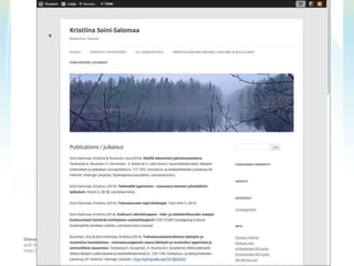 Kristiina Soini-Salomaa
 