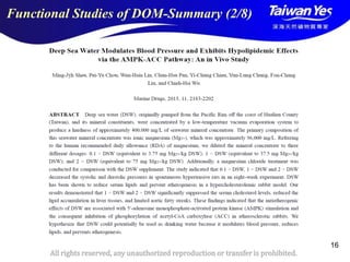 版權所有 翻印必究
All rights reserved, any unauthorized reproduction or transfer is prohibited.
16
Functional Studies of DOM-Summary (2/8)
 