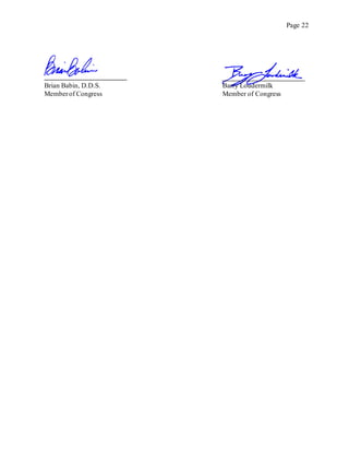 Page 22
Brian Babin, D.D.S.
Memberof Congress
Barry Loudermilk
Member of Congress
 