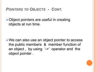 pointers,virtual functions and polymorphism | PPTX