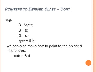 pointers,virtual functions and polymorphism | PPTX