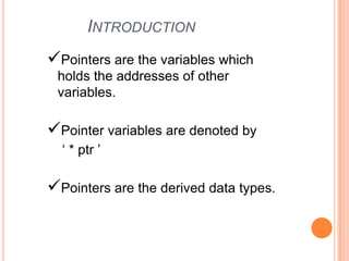 pointers,virtual functions and polymorphism | PPTX