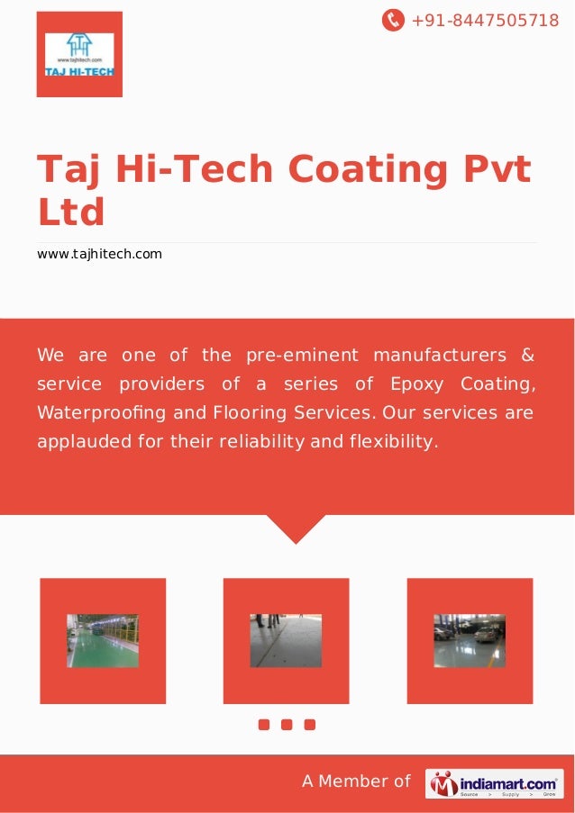 Taj HiTech Coating Pvt Ltd, New Delhi, Flooring and Waterproofing Services