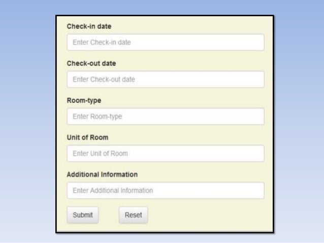 Online Hotel Reservation System PPT