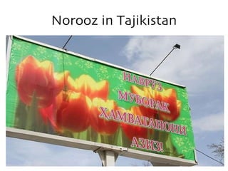 Norooz in Tajikistan 