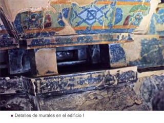 Detalles de murales en el edificio I