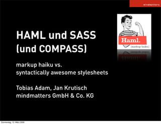 HAML / SASS and COMPASS